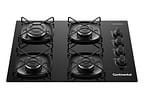Cooktop 4 Bocas a Gás Continental Preto KC4GR