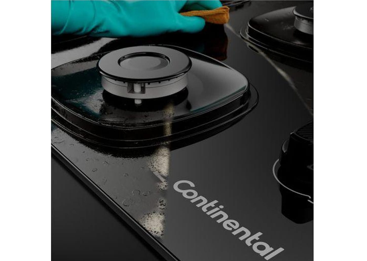 Cooktop 4 Bocas a Gás Continental Preto KC4GR