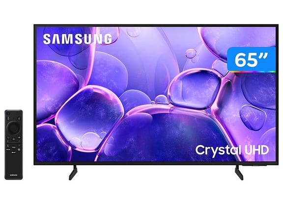 Smart TV 65" Samsung 4K UHD Crystal UHD UN65U8600FGXZD Tizen Bixby 3 HDMI