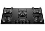 Cooktop 5 Bocas a Gás GLP Continental Preto KC5GR
