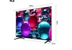 Smart TV 43" LG 4K Ultra HD 43UA7500PSA webOS 25 AI Processor 4K Gen8 com Alexa 3 HDMI