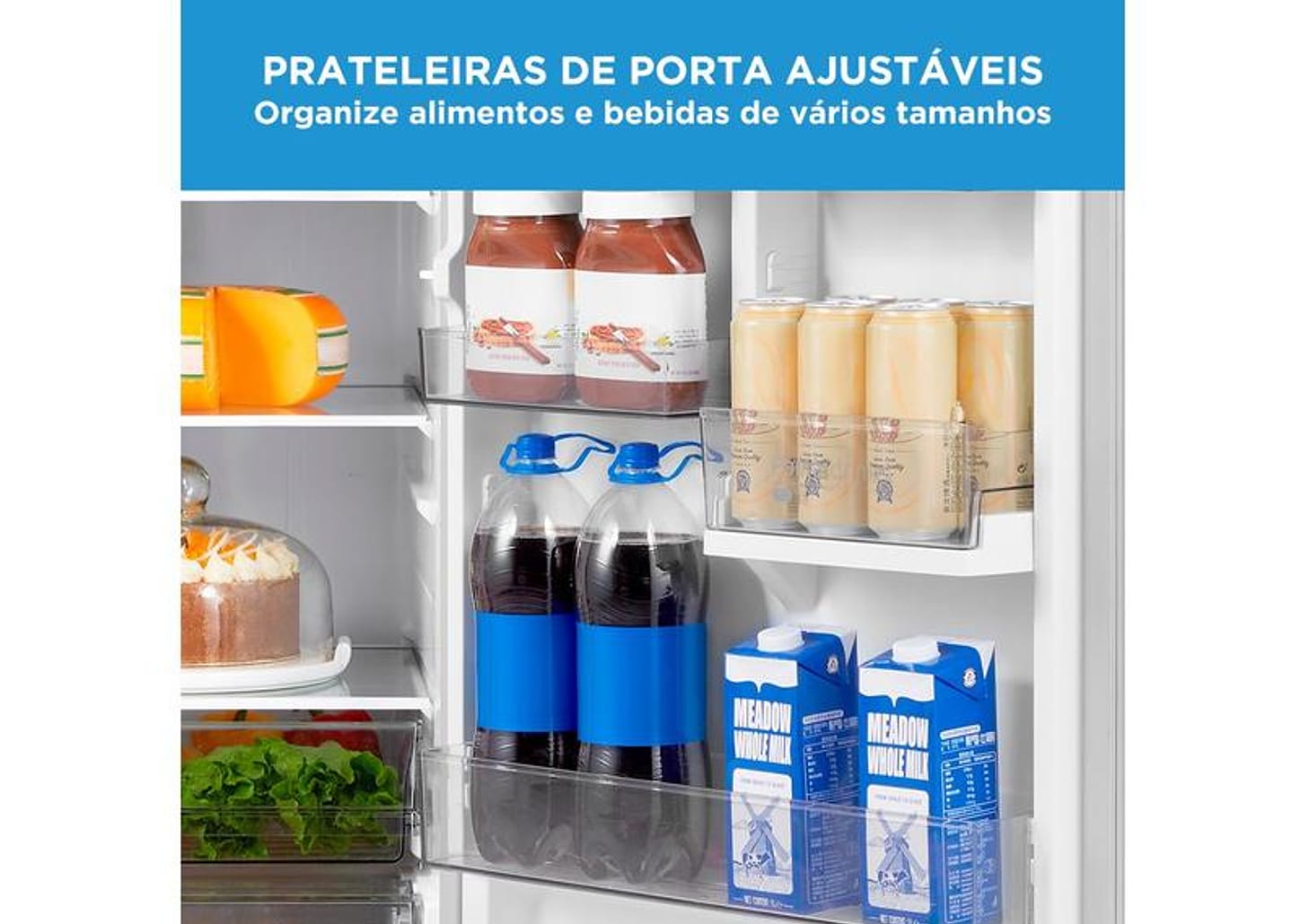 Geladeira/Refrigerador Midea Frost Free Duplex Branca 491L MD-RT650EVK013 Inverter