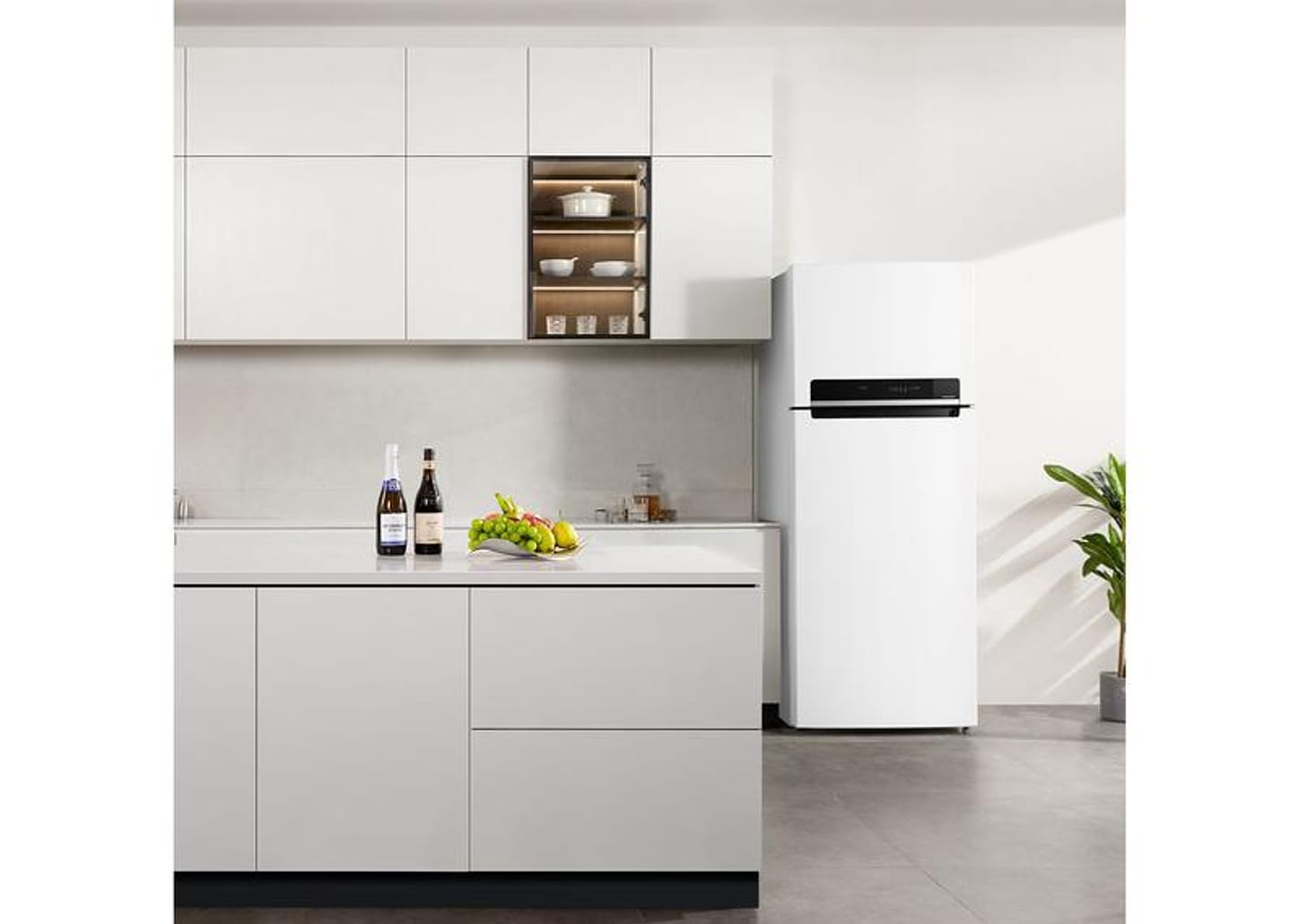 Geladeira/Refrigerador Midea Frost Free Duplex Branca 491L MD-RT650EVK013 Inverter