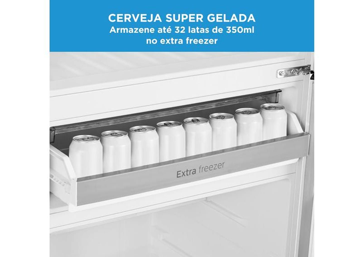 Geladeira/Refrigerador Midea Smart Frost Free Duplex Inox 491L MD-RT650EVK463 Inverter
