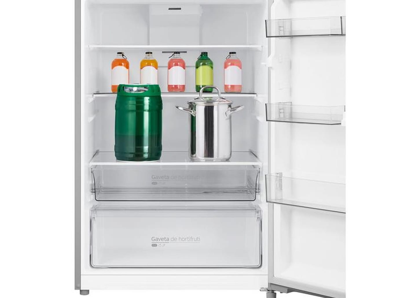 Geladeira/Refrigerador Midea Smart Frost Free Duplex Inox 491L MD-RT650EVK463 Inverter