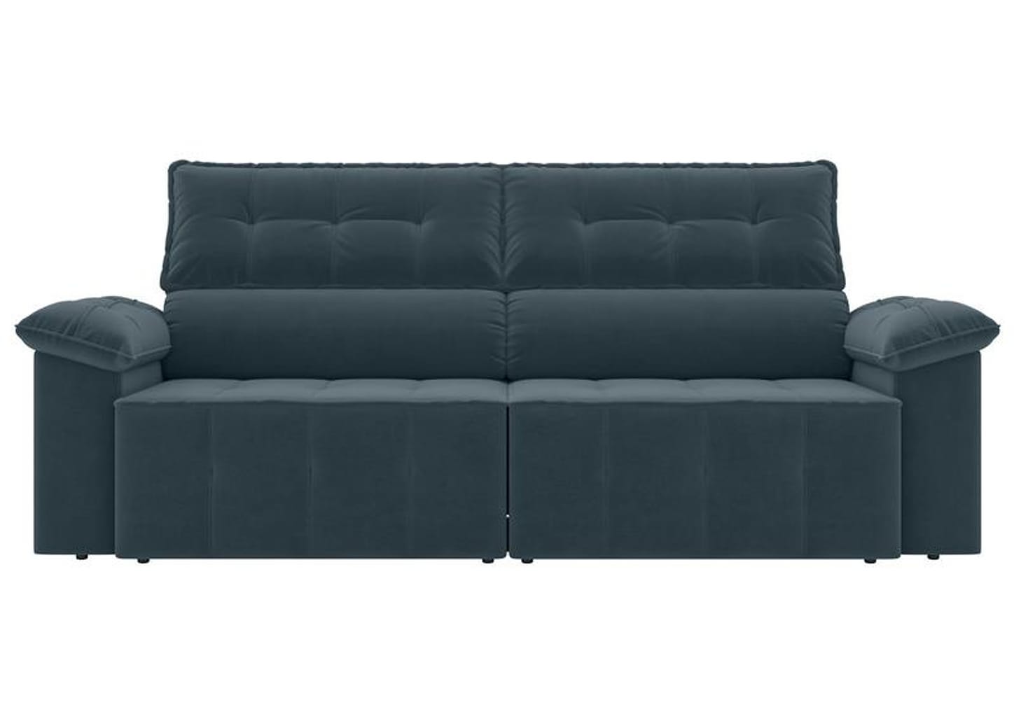 Sofá 3 Lugares Retrátil Reclinável Veludo Santorini Besthouse