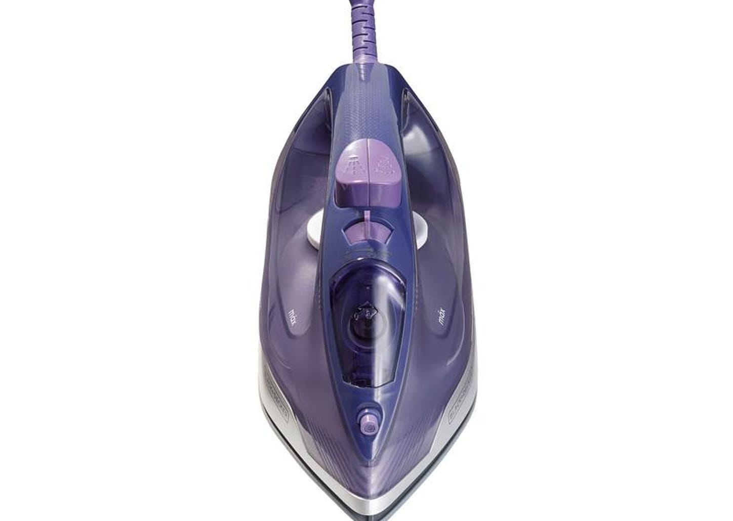 Ferro de Passar Roupa a Vapor e a Seco Black+Decker FX2550 Roxo e Branco