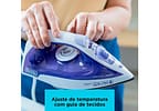 Ferro de Passar Roupa a Vapor e a Seco Black+Decker FX1050 Branco e Roxo