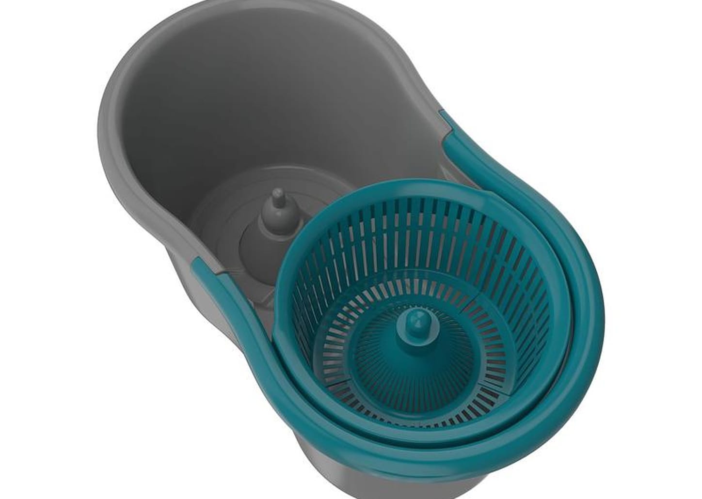 Mop Giratório FlashLimp Fit com Balde - Microfibra