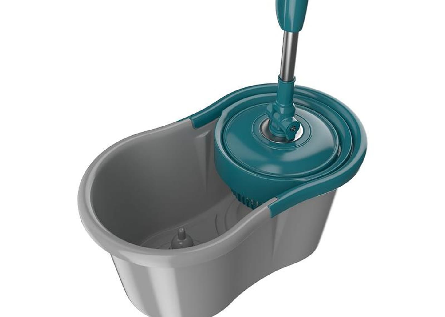 Mop Giratório FlashLimp Fit com Balde - Microfibra