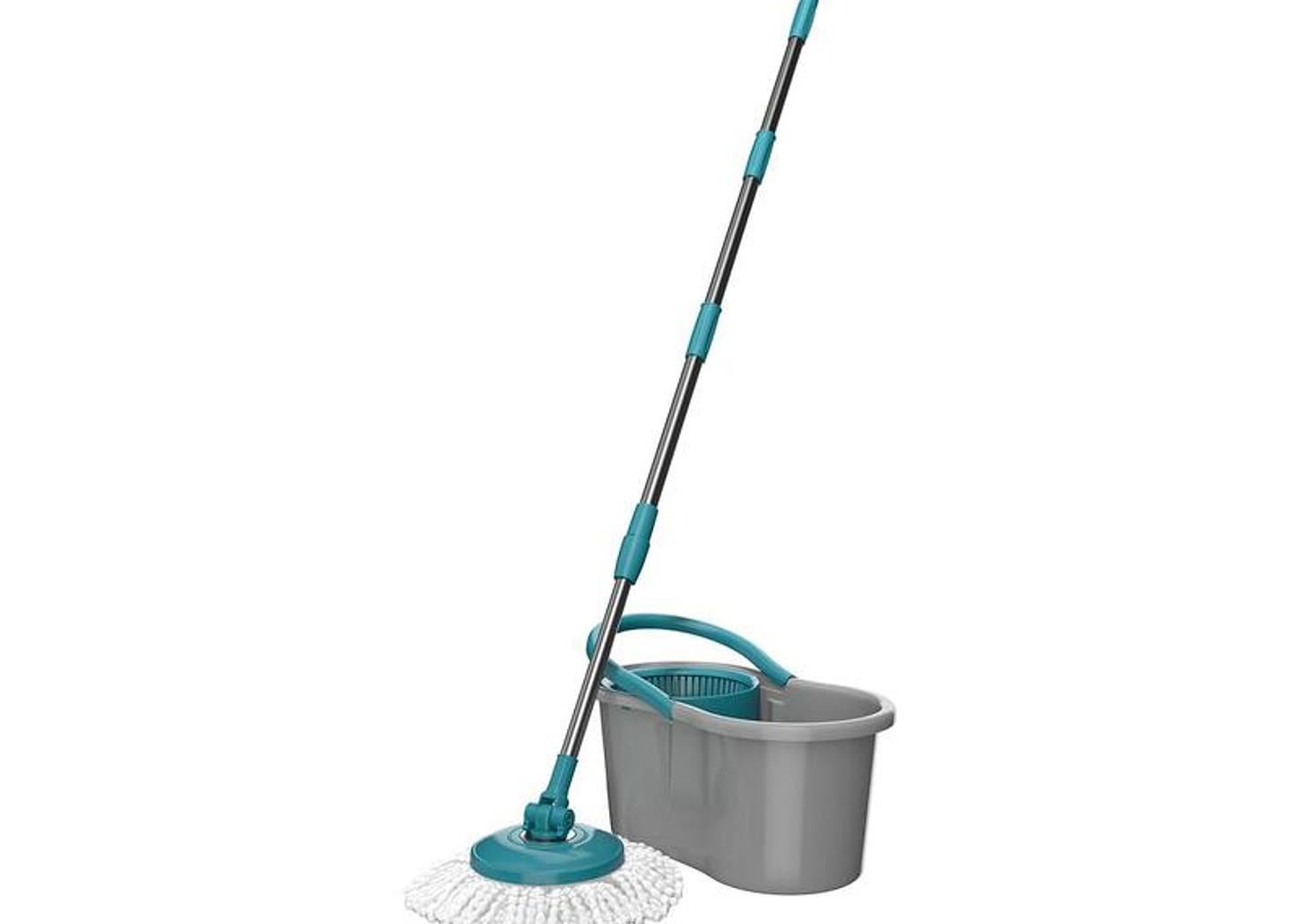 Mop Giratório FlashLimp Fit com Balde - Microfibra