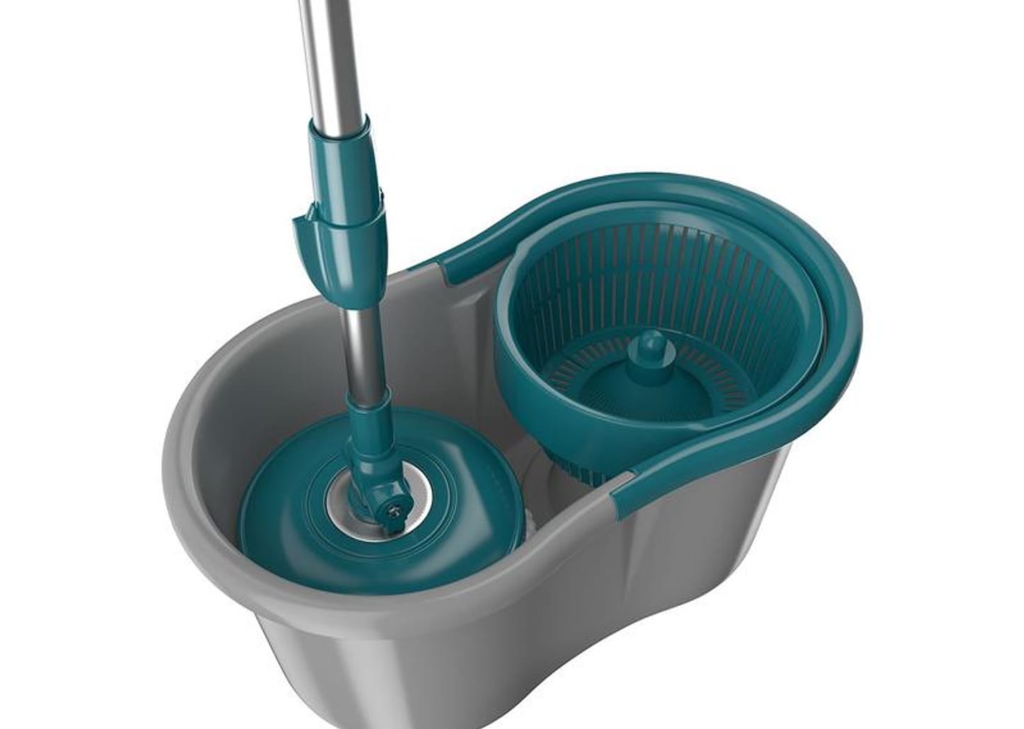 Mop Giratório FlashLimp Fit com Balde - Microfibra
