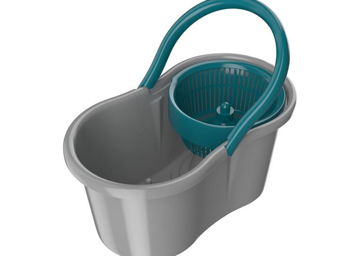 Mop Giratório FlashLimp Fit com Balde - Microfibra