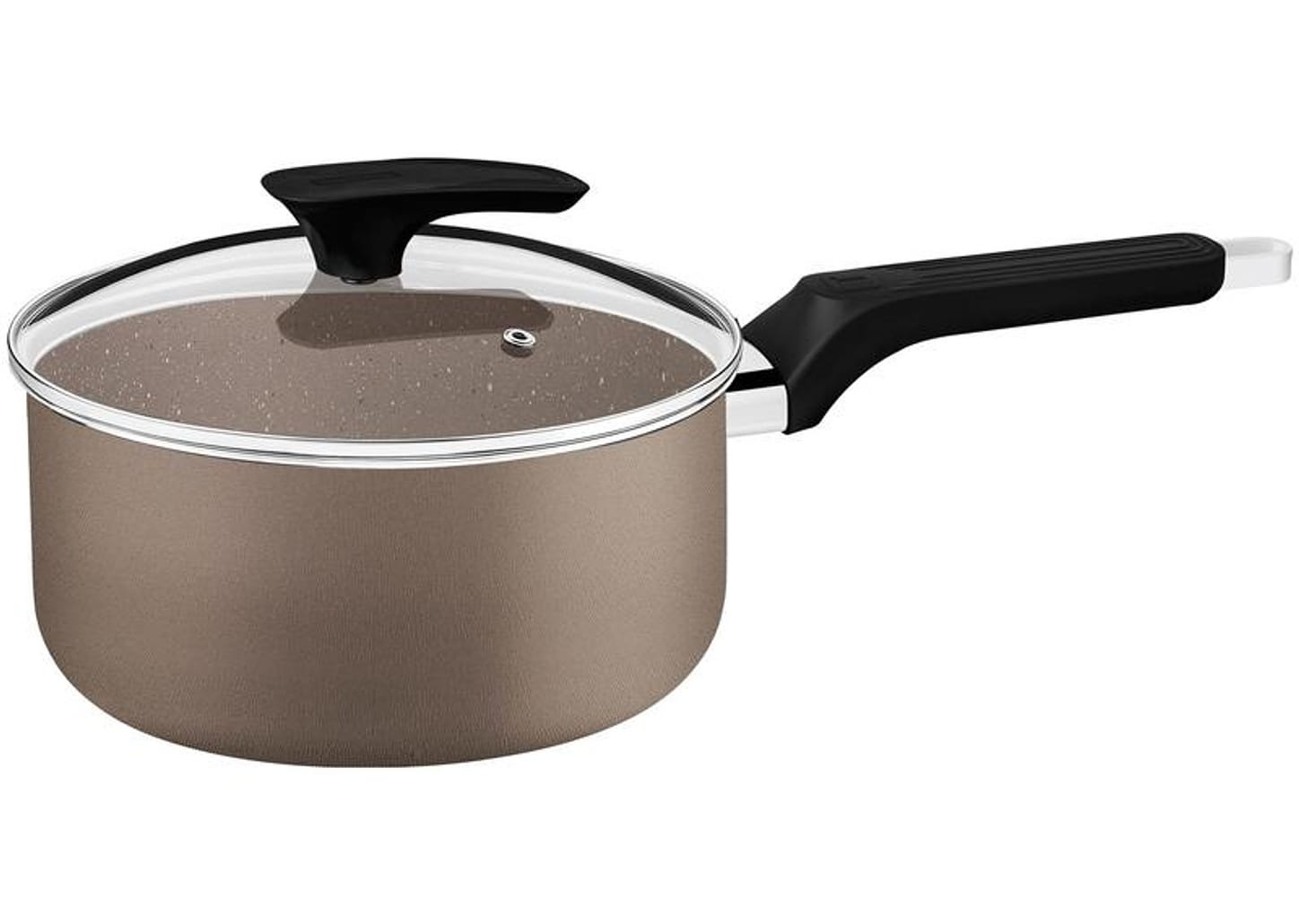 Jogo de Panelas Tramontina Antiaderente de Alumínio Amêndoa Milazzo