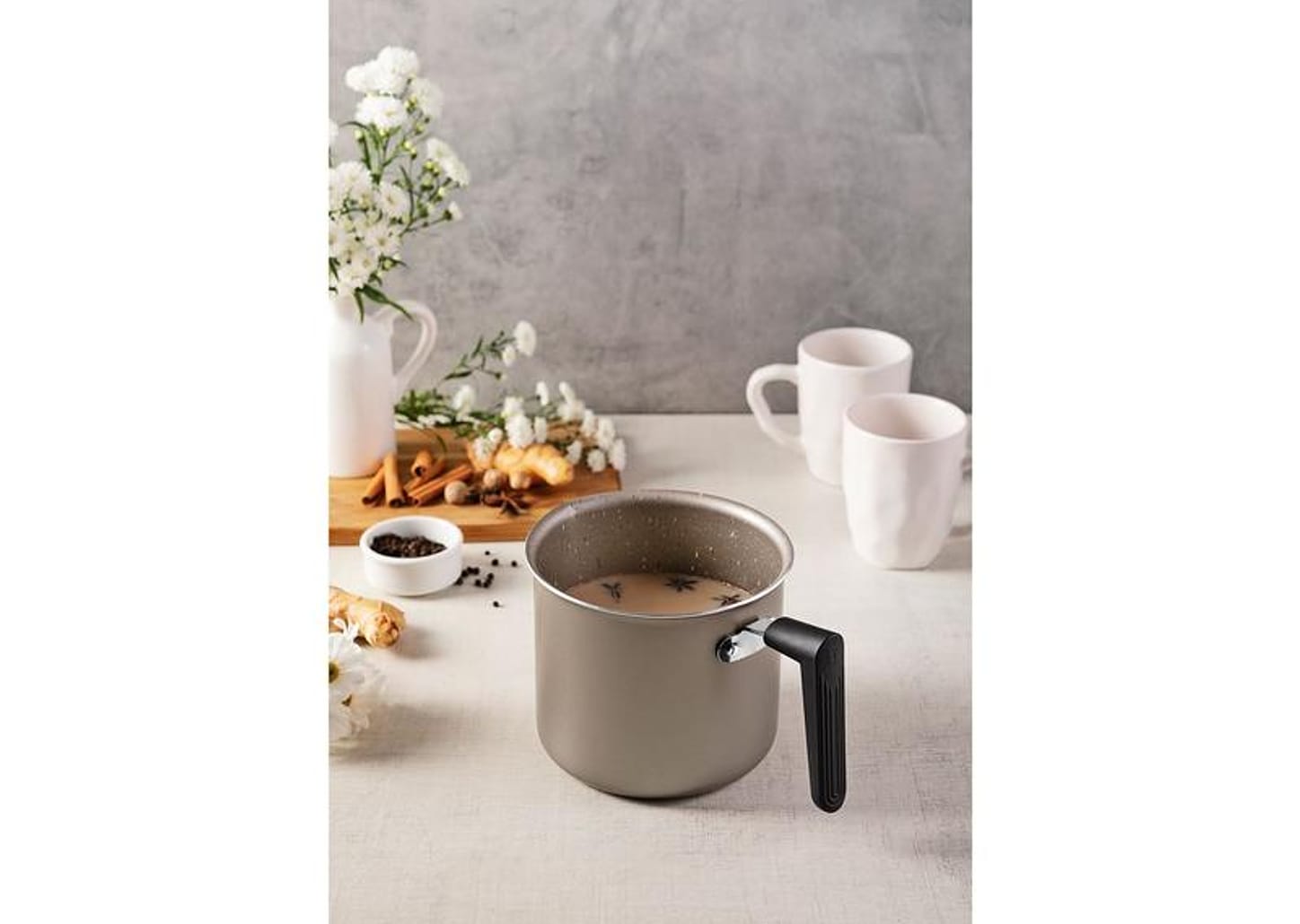 Jogo de Panelas Tramontina Antiaderente de Alumínio Amêndoa Milazzo