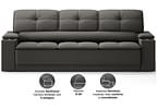 Sofá 3 Lugares Retrátil Reclinável Velosuede Up Next Sofás
