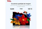 Smart TV 40" TCL Full HD QLED 40S5K Google TV 2 HDMI