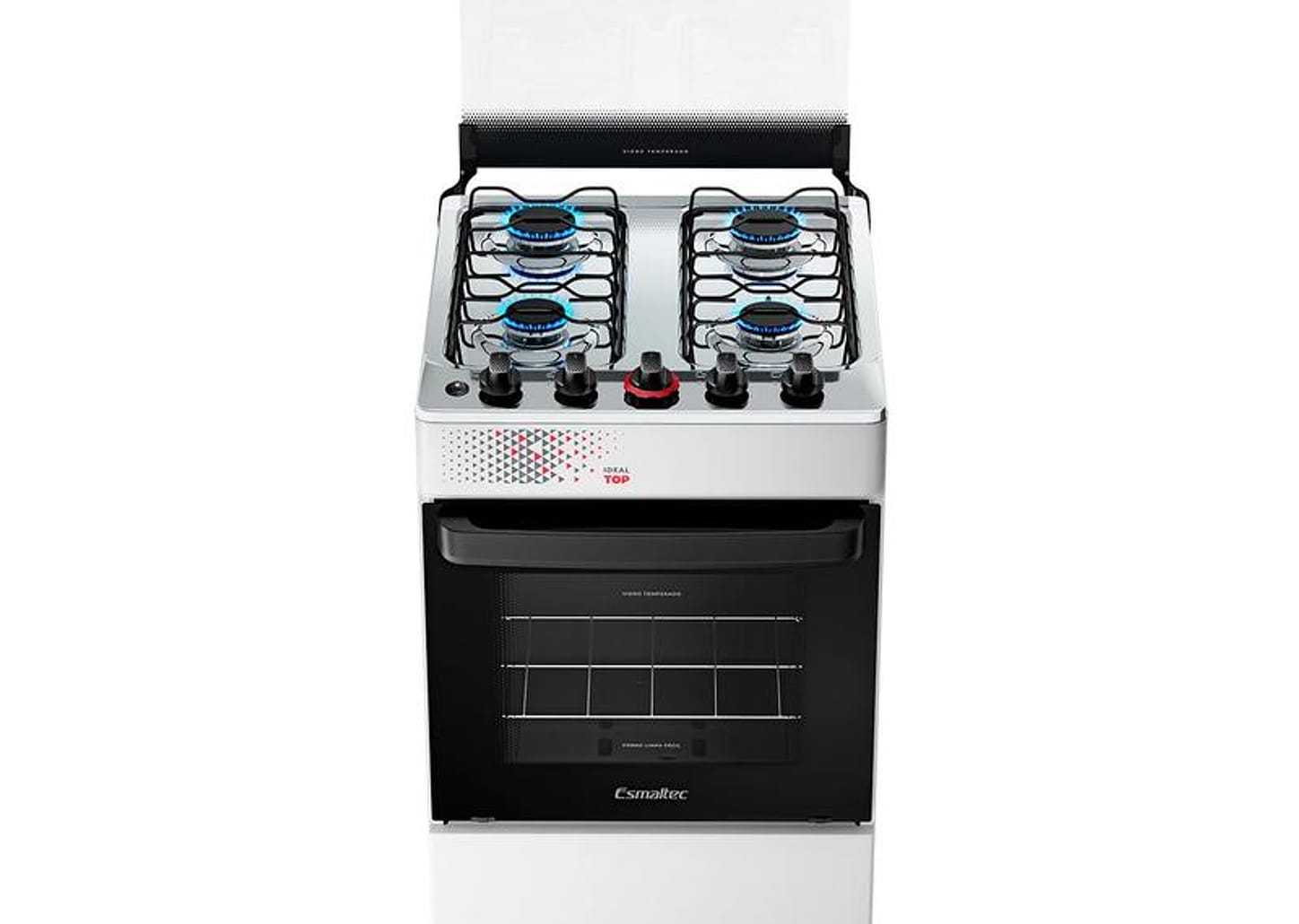 Fogão 4 Bocas Esmaltec Esmaltec Ideal Top T4IAB