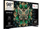 Smart TV 98" TCL UHD 4K MINILED 98C6K 120Hz Google TV AiPQ Pro Google Assistente 4 HDMI 2 USB