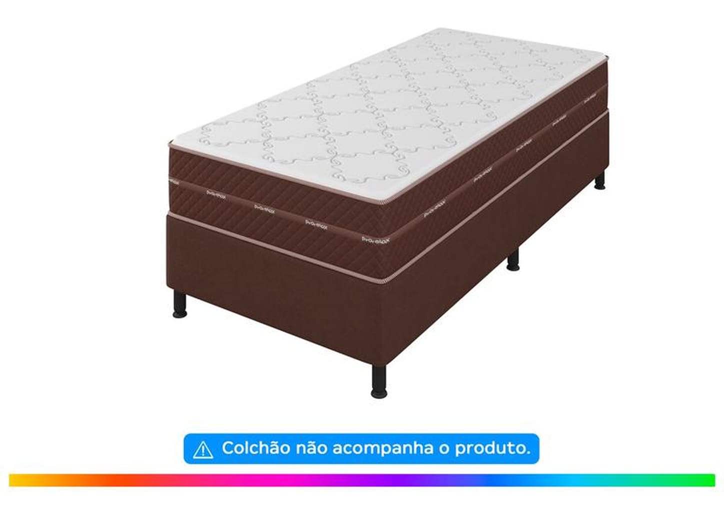 Base Cama Box Solteiro Prorelax 25x88x188cm Diplomata