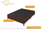 Base Cama Box Casal Prorelax 25x138x188cm Diplomata