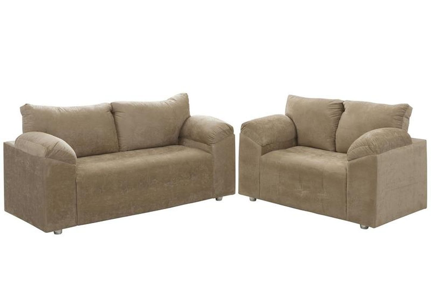 Sofá 2 e 3 Lugares Suede Pop - Selmer