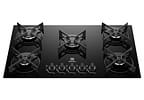 Cooktop 5 Bocas a Gás GLP Electrolux Preto Acendimento Automático Efficient KE5GR