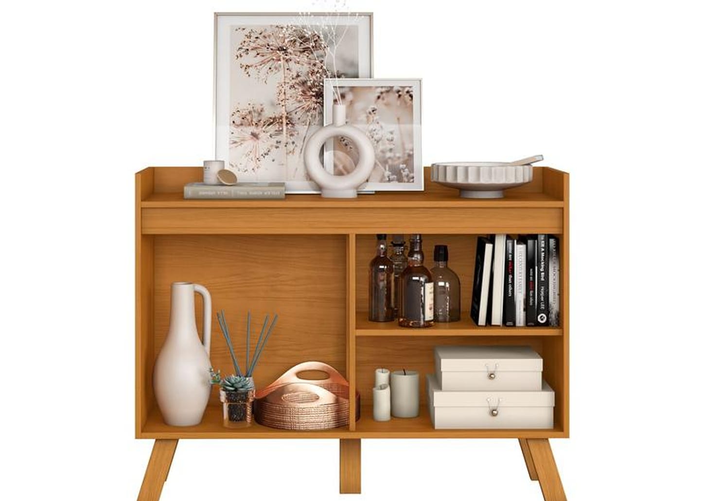 Aparador Moderno 4 Portas Aramóveis Lis