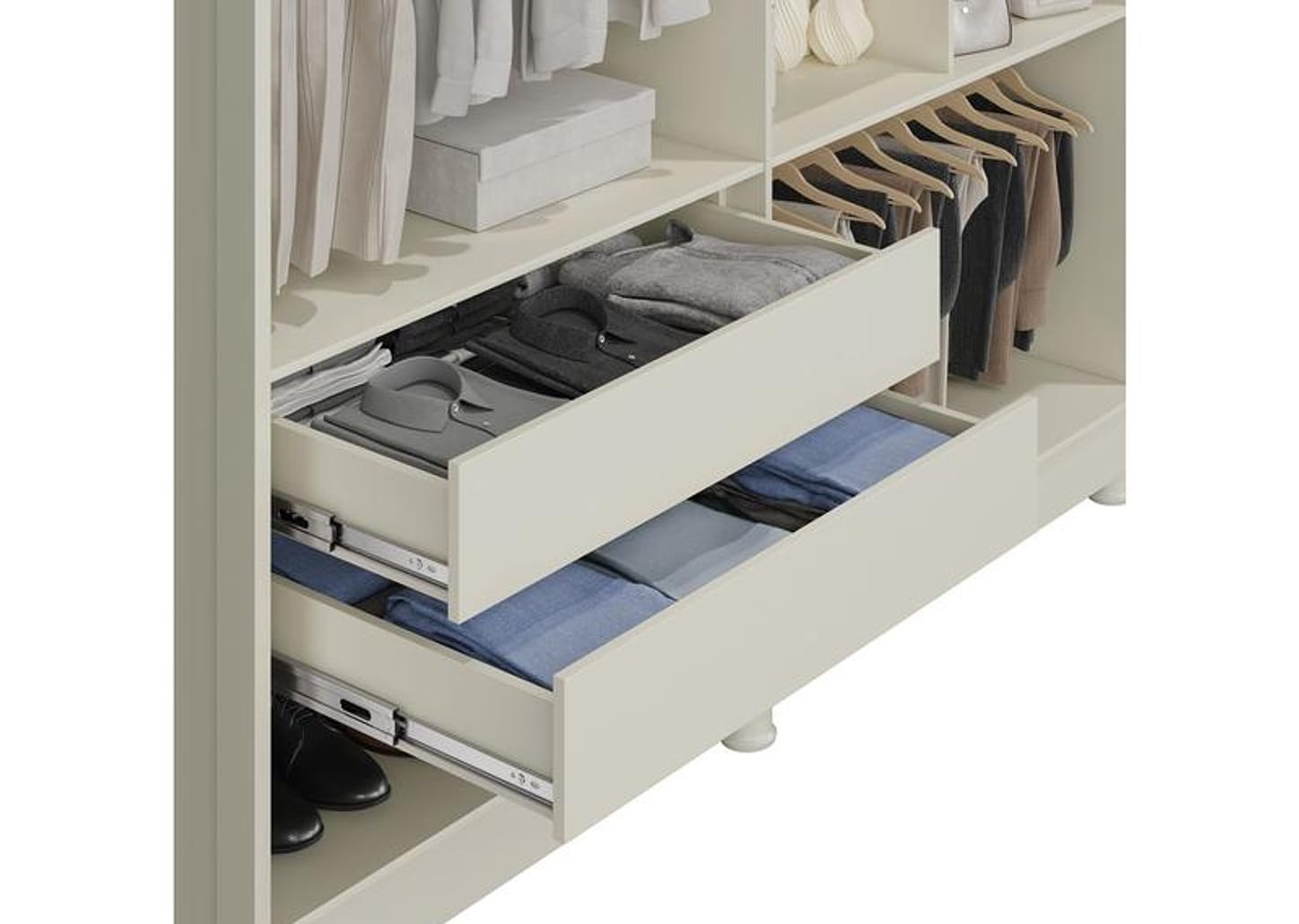 Guarda-roupa Casal com Espelho 4 Gavetas 6 Portas Made Marcs Torino