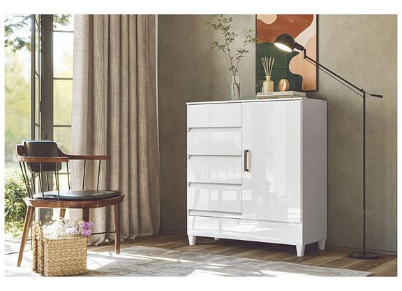 Cômoda 4 Gavetas Santos Andira Fit