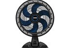 Ventilador de Mesa Arno Air Force VA46 40cm 6 Pás 3 Velocidades Preto e Azul Escuro 2720018897