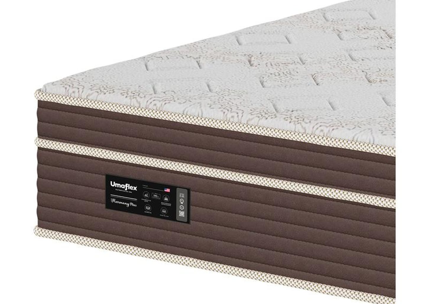 Colchão Queen Umaflex de Molas Ensacadas 32x158x198cm Harmony Plus
