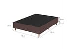 Base Cama Box Casal Umaflex 26x138x188cm Harmony Plus