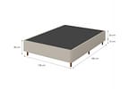 Base Cama Box Casal Umaflex 26x138x188cm Sonno Di Firenze