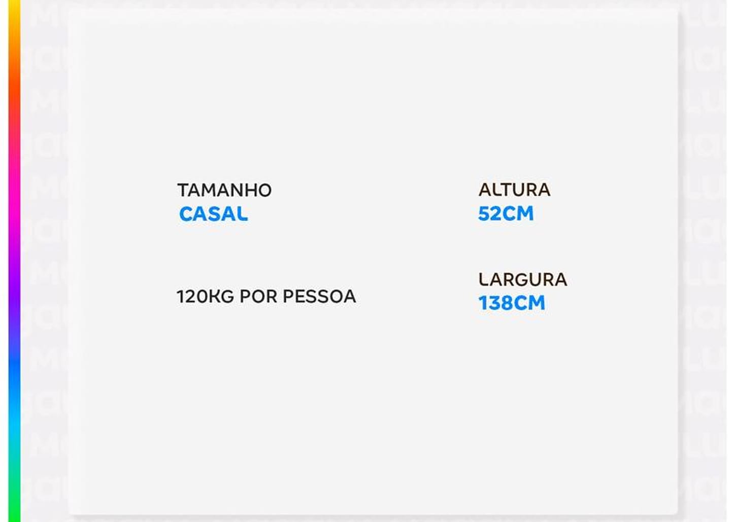 Cama Box Casal Umaflex 52x138x188cm Manu