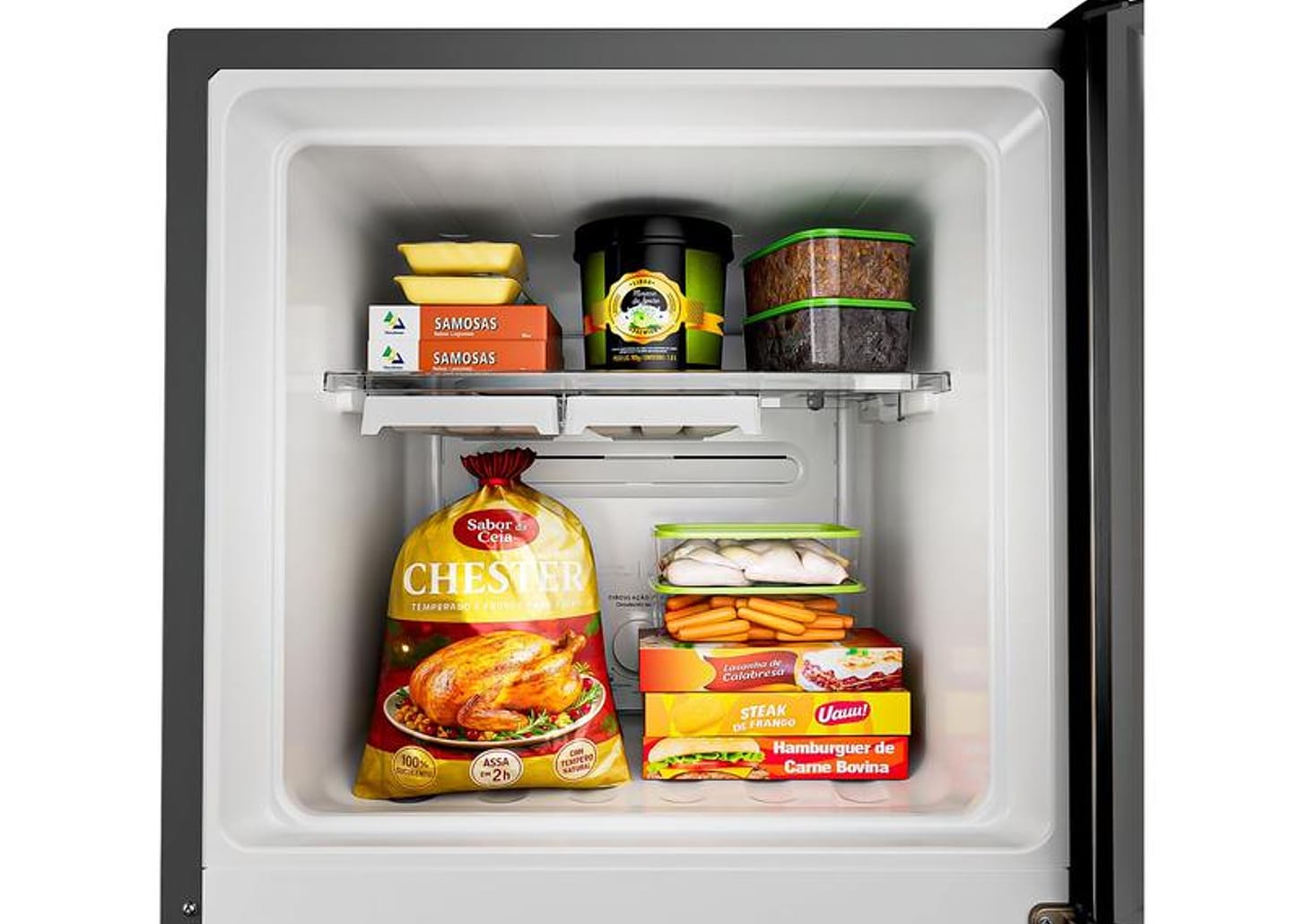 Geladeira/Refrigerador Consul Smart Frost Free Inox Duplex 377L CRM44MKANA