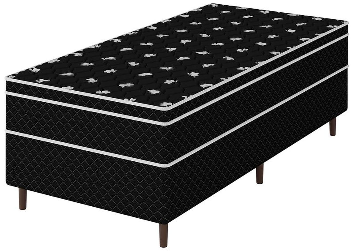 Cama Box Casal Umaflex de Mola Ensacada 88x52x188cm Carol Plus Euro