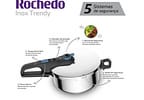 Panela de Pressão Rochedo Inox 4L Fechamento Externo Trendy