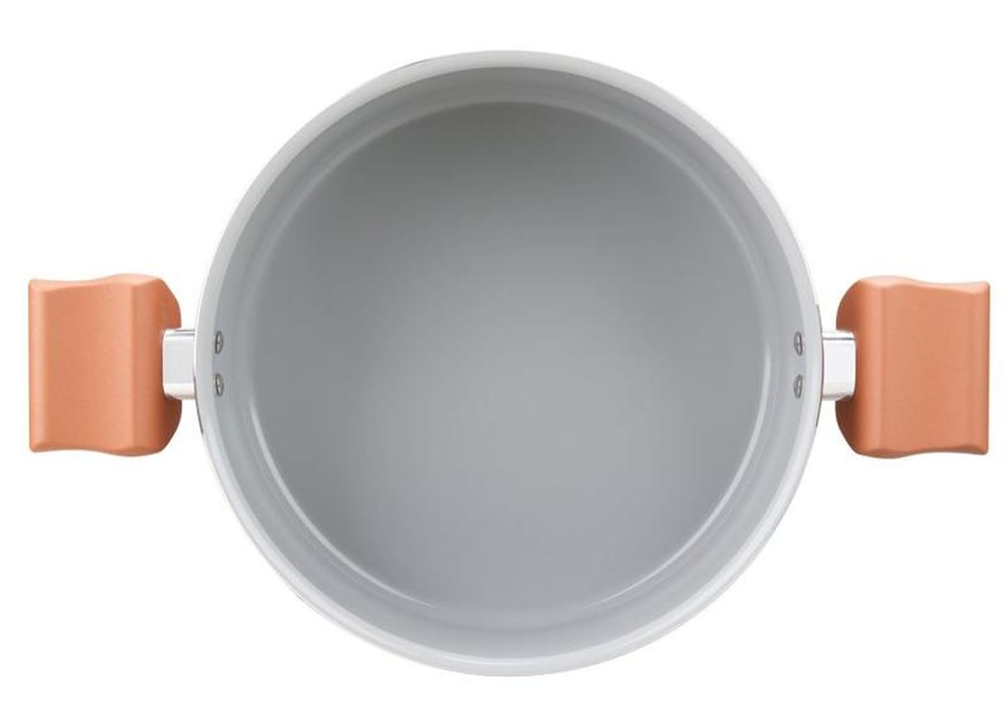 Jogo de Panelas Rochedo Cerâmico de Alumínio Rose Gold Fundo Triplo 5 Peças Ceramic