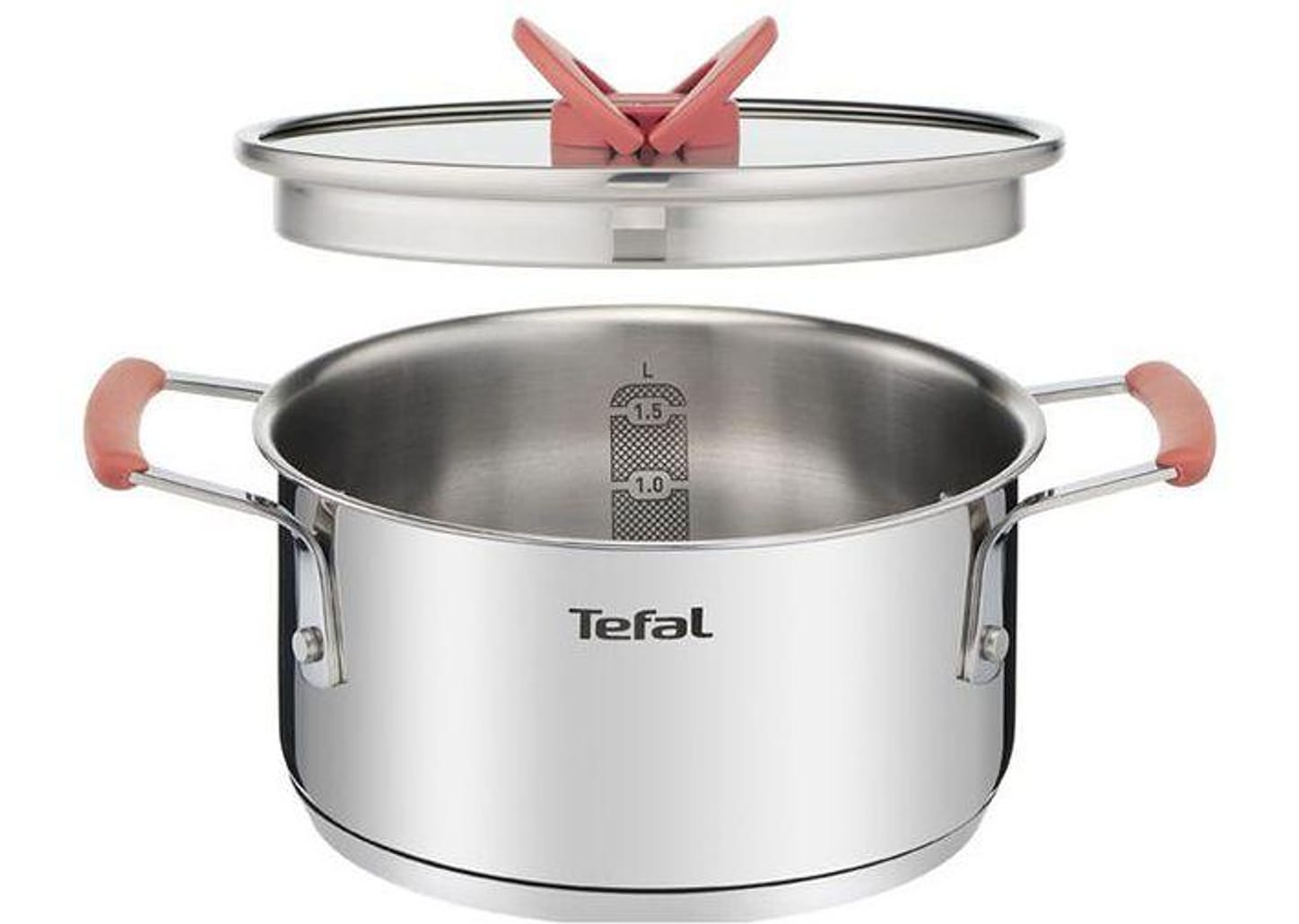 Jogo de Panelas Tefal Inox Fundo Triplo 4 Peças Opti'Space