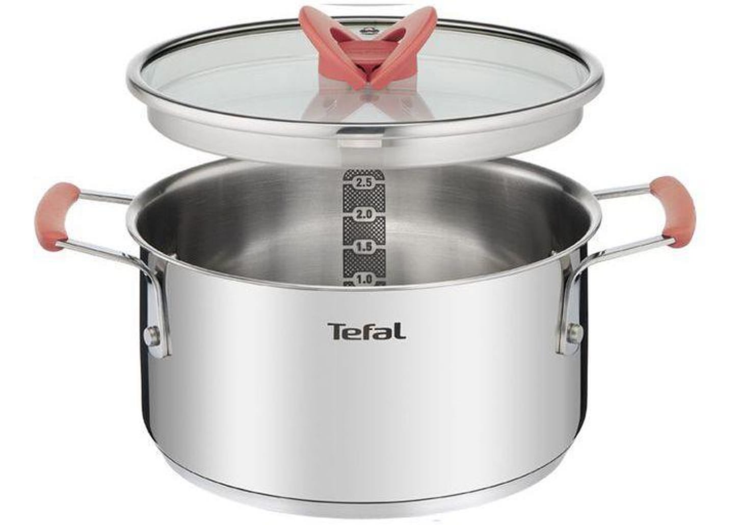 Jogo de Panelas Tefal Inox Fundo Triplo 4 Peças Opti'Space