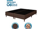 Base Cama Box Queen Bipartido 26x158x198cm Resistence