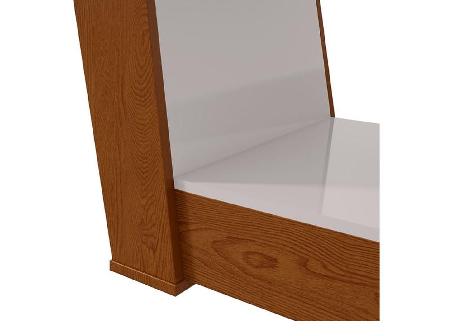 Mesa de Jantar 6 Cadeiras Retangular Frassino e Off White Móveis Lopas Apogeu