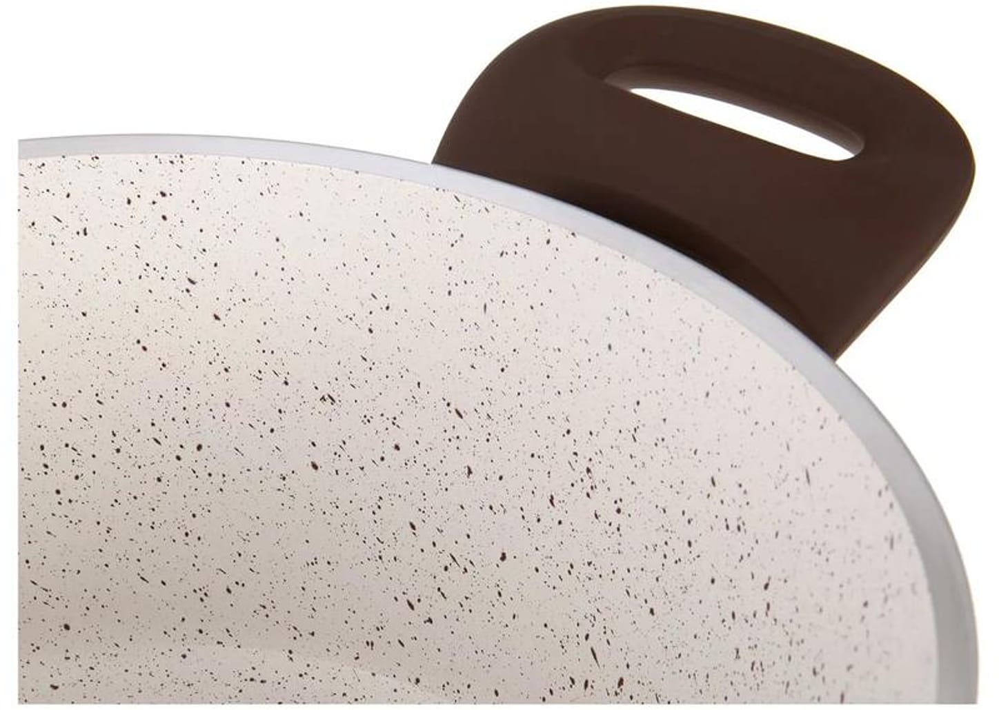 Jogo de Panelas Brinox Cerâmico de Alumínio Vanilla 5 Peças Optima Essentials Ceramic Life