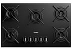 Cooktop 5 Bocas a Gás Consul GLP Preto Superautomático CD060BE