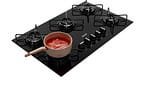 Cooktop 5 Bocas a Gás Consul GLP Preto Superautomático CD060BE