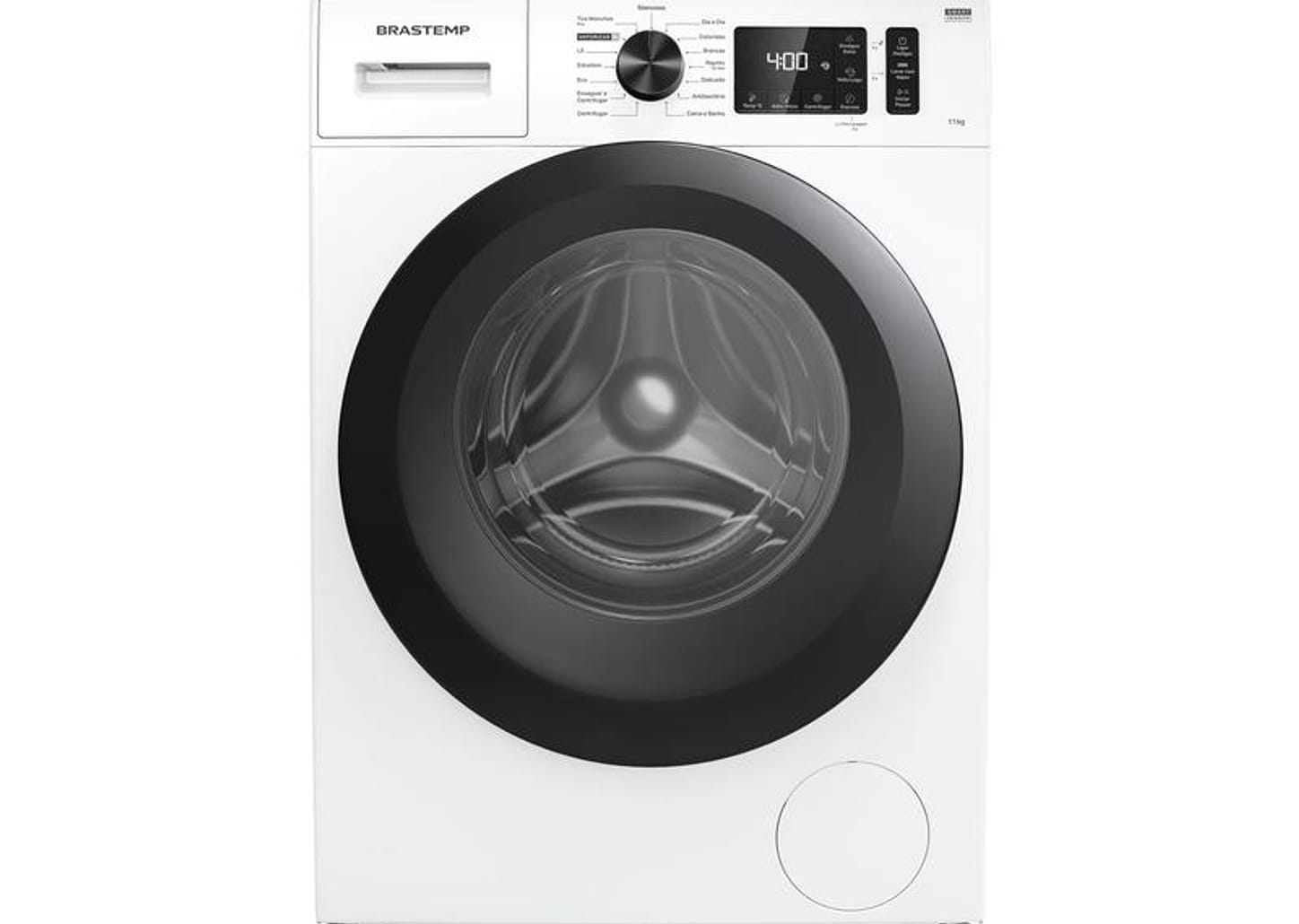 Lavadora de Roupas Brastemp 11kg Cesto Inox 15 Programas de Lavagem Branco BNF11ABANA