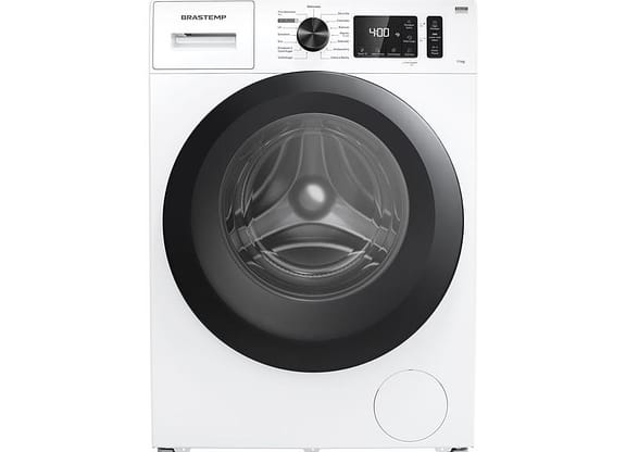 Lavadora de Roupas Brastemp 11kg Cesto Inox 15 Programas de Lavagem Branco BNF11ABANA