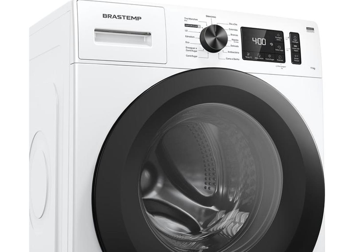 Lavadora de Roupas Brastemp 11kg Cesto Inox 15 Programas de Lavagem Branco BNF11ABANA