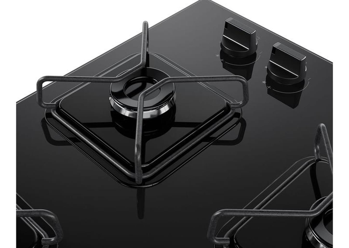 Cooktop 4 Bocas a Gás Brastemp GLP Preto Superautomático BDD61BE